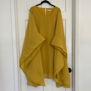 Mango Flowy Sleeve Dress